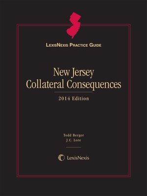 cover image of LexisNexis&reg; Practice Guide: New Jersey Collateral Consequences